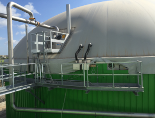 Food Residues + Livestock Manure Biogas Plant 